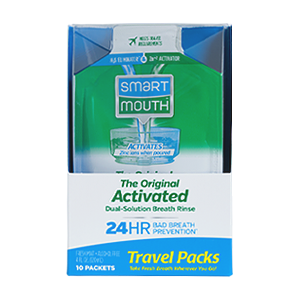 SmartMouth Original Activated Mouthwash Single Packs - Fresh Mint- 10ct