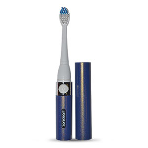 Soniclean Pro Fashion Battery Powered Toothbrush - Blue