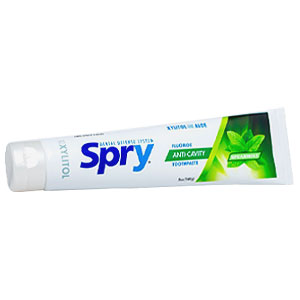 Spry Anti-Cavity Xylitol Toothpaste - Spearmint - 5oz