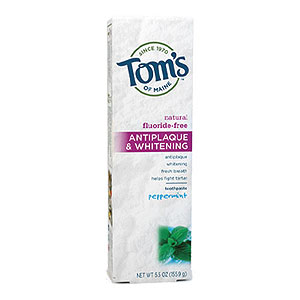 Toms of Maine Antiplaque Whitening Toothpaste Peppermint - 5.5oz